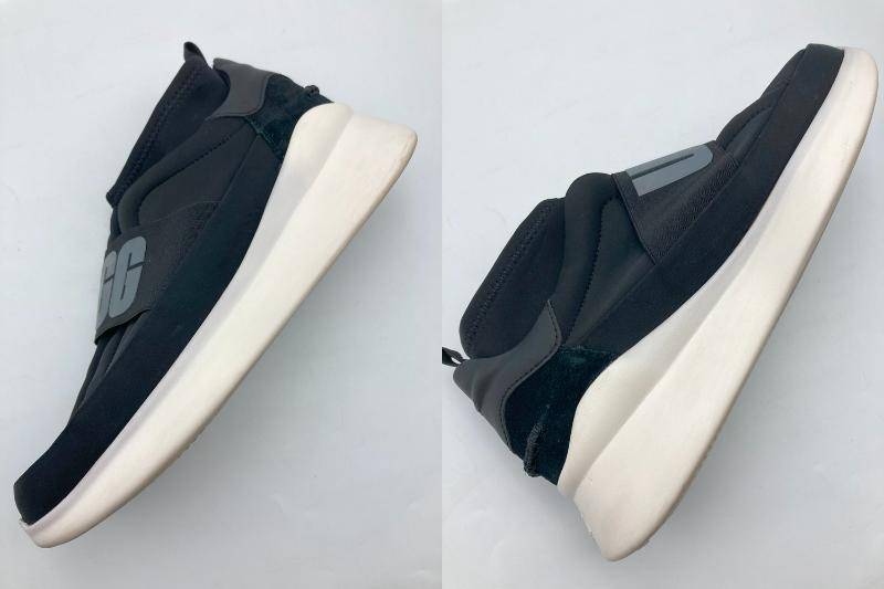 UGG Neutra Sneaker アグ ニュートラ スニーカー ブラック/ホワイト 24.5cm 1095097 中古 D4