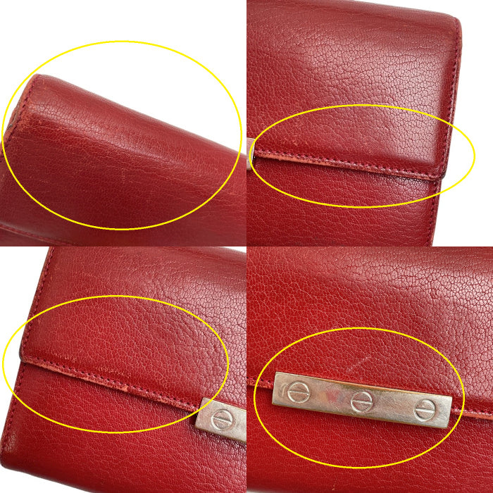 Cartier カルティエ ラブコレクション 二つ折り長財布 中古 送料無料 中古 1