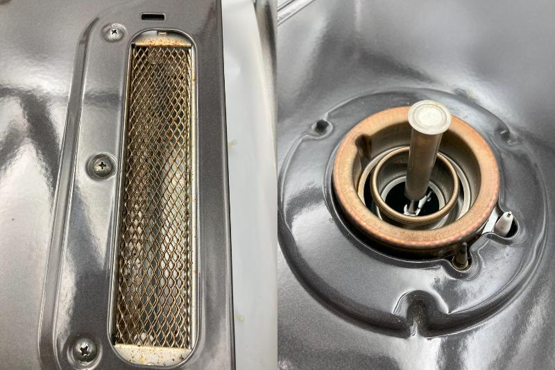 Paloma パロマ LPガス用 グリル付2口ガスコンロ IC-S807KBX-1L 2020年製 中古 D4