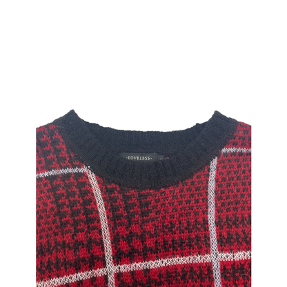 LOVELESS ラブレス チェック柄 ニット 2 中古 4