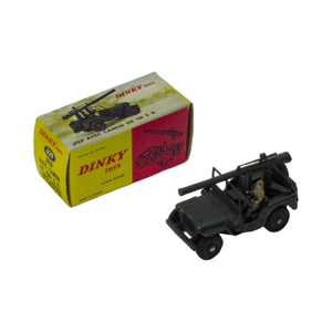 DINKY TOYS 829 JEEP PORTE-CANON GUN-CARRIER JEEP JEEP MIT GESCHUTZ JEEP CON MORTAIO JEEP MET GESCHUT 中古 1