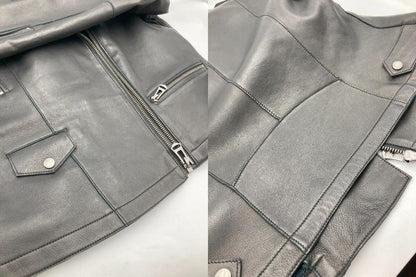 COLE HAAN コールハーン ラムレザー ライダースジャケット T10321 中古 4