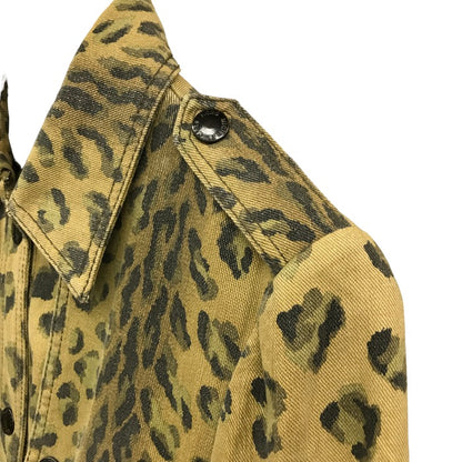 KORS MICHAEL KORS ライナー付き レオパード柄 コート レディース ベージュ 4 中古 1