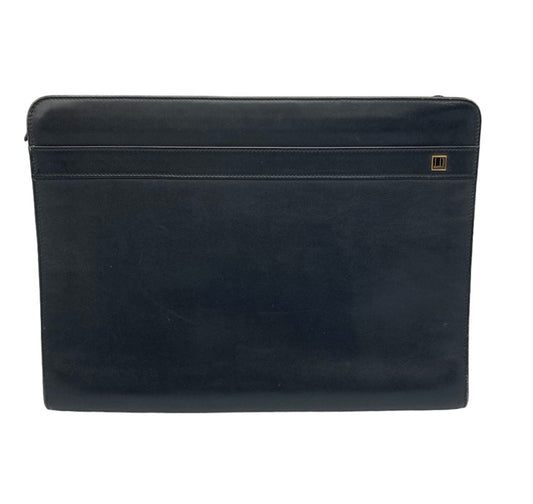 dunhill ダンヒル レザー クラッチバッグ 書類ケース メンズ ブラック 中古 4