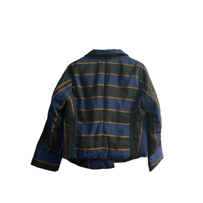 io comme io イオコムイオ センソユニコ ボーダー ストライプ ダウンジャケット 40 中古 4