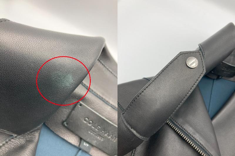 COLE HAAN コールハーン ラムレザー ライダースジャケット T10321 中古 4