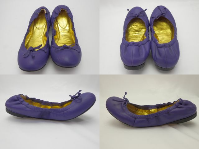 BOTTEGA VENETA レザー バレエ シューズ 36 (約23.0) 中古 1