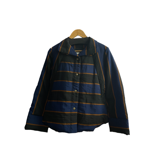 io comme io イオコムイオ センソユニコ ボーダー ストライプ ダウンジャケット 40 中古 4