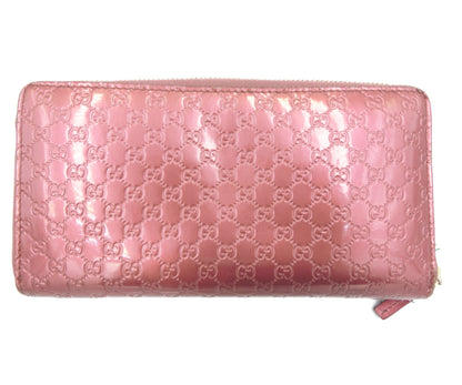 GUCCI グッチ マイクロGG ラウンドファスナー 長財布 中古 1