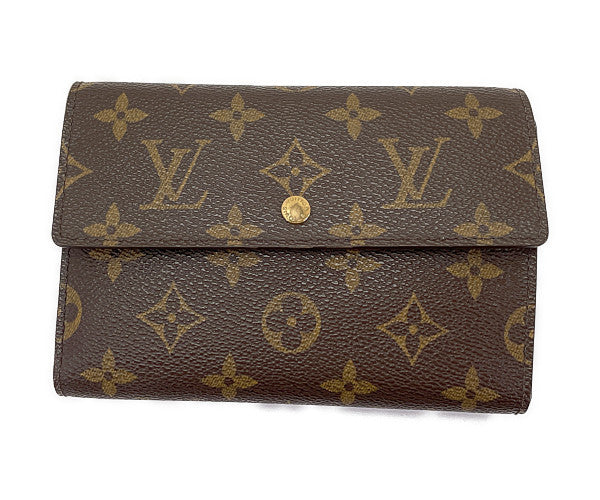 LOUIS VUITTON ルイヴィトン モノグラム ポルトトレゾール エテュイ シェキエ M61200 中古 送料無料 中古 1