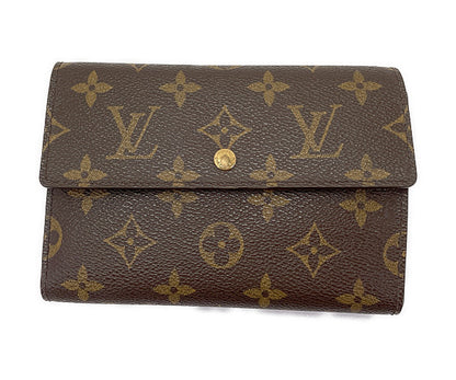 LOUIS VUITTON ルイヴィトン モノグラム ポルトトレゾール エテュイ シェキエ M61200 中古 送料無料 中古 1