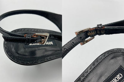 GIORGIO ARMANI ジョルジオアルマーニ  バックストラップ パンプス 中古 4