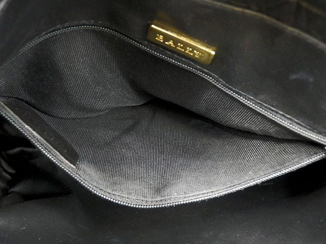 BALLY バリー レザー 編み込み ハンドバッグ 中古 1