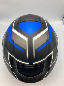 オージーケーカブト(OGK KABUTO)バイクヘルメット システム IBUKI DARK(ダーク) フラットブラックブルー (サイズ:XL) 571290 中古 4