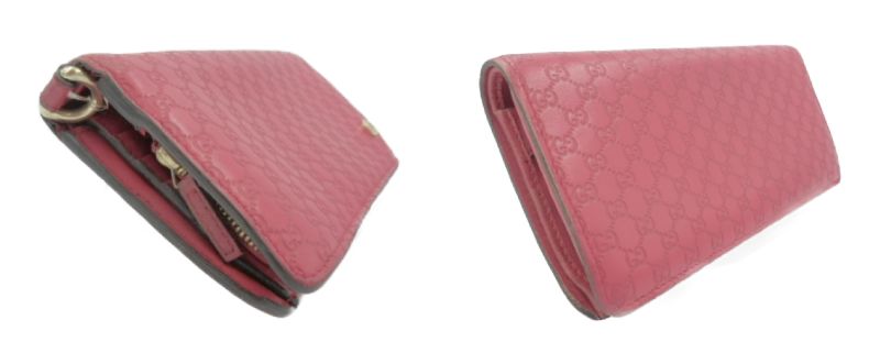 GUCCI GGシマ 2つ折り ファスナー 長財布 256930 中古 1