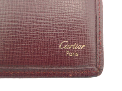Cartier カルティエ マストドゥ カルティエ レザー 二つ折り長札入れ 中古 1
