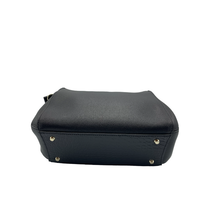 cat in the closet キャットインザクローゼット レザー クロコ型押し 2WAY バッグ 中古 4