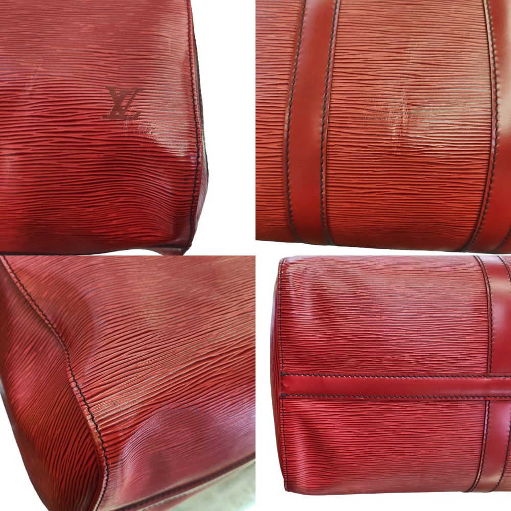 LOUIS VUITTON ルイヴィトン エピ キーポル45 ボストンバッグ レディース M42977 カスティリアンレッド ハンドバッグ 旅行鞄 中古 1