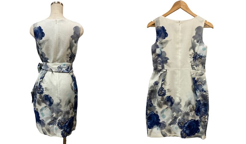 GRACE CONTINENTAL グレースコンチネンタル パターンフラワーOP ノースリーブワンピース 中古 4