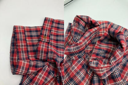 Vivienne Westwood MAN ヴィヴィアンウエストウッド マン チェック柄 刺繍オーブ 半袖シャツ 中古 4