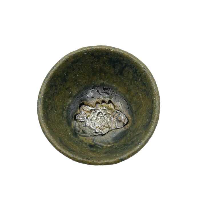 加藤 庄 魚紋 ぐい呑み 中古 4