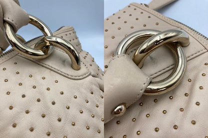 BALLY バリー スタッズ×レザー ハンドバッグ 中古 4