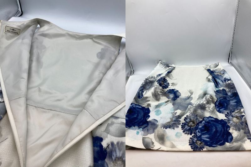 GRACE CONTINENTAL グレースコンチネンタル パターンフラワーOP ノースリーブワンピース 中古 4