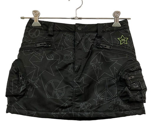 PEARLY GATES パーリーゲイツ  ヒップポーチ付 ナイロン 中綿スカート 中古 4