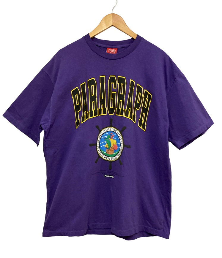 Paragraph パラグラフ 発砲プリント Tシャツ 中古 4