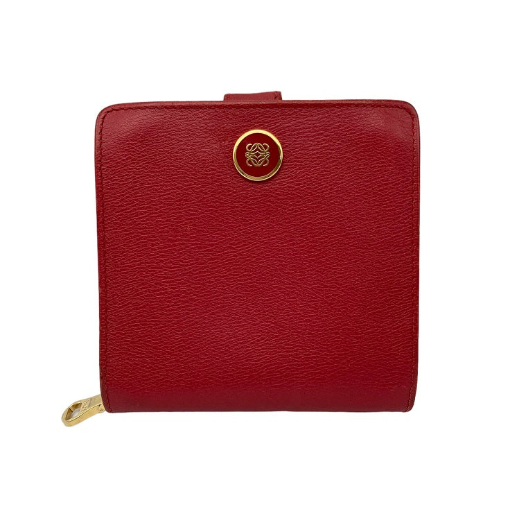 LOEWE ロエベ レザー  二つ折り財布 中古 4