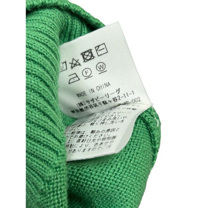 Ron Herman ロンハーマン コットン Vネック セーター 3510800099 メンズ XS グリーン トップス 薄手 ニット 春 中古 W４