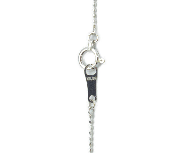 K18WG ダイヤ 0.04ct ネックレス 中古 1