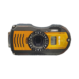 RICOH コンパクトデジタルカメラ WG-5GPS オレンジ 防水 耐ショック 耐寒 WG-5GPS タフネス アウトドア 中古 1