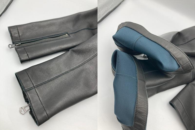 COLE HAAN コールハーン ラムレザー ライダースジャケット T10321 中古 4