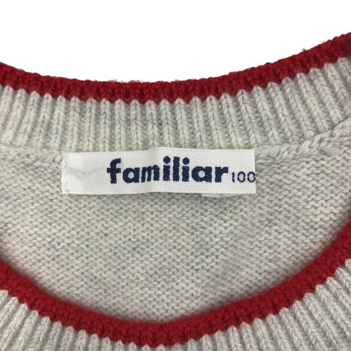 familiar ファミリア ウール混 ベスト 100 中古 1