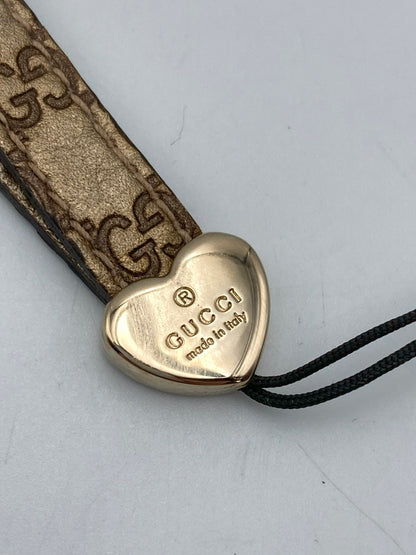 GUCCI グッチ マイクログッチシマ ハート 携帯ストラップ 282562 中古 4