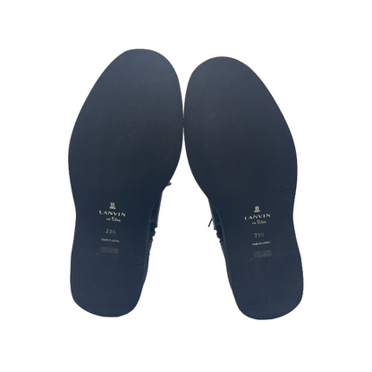 ランバン オン ブルー LANVIN en Bleu レースアップショートブーツ 2565 23.5㎝ 中古 4