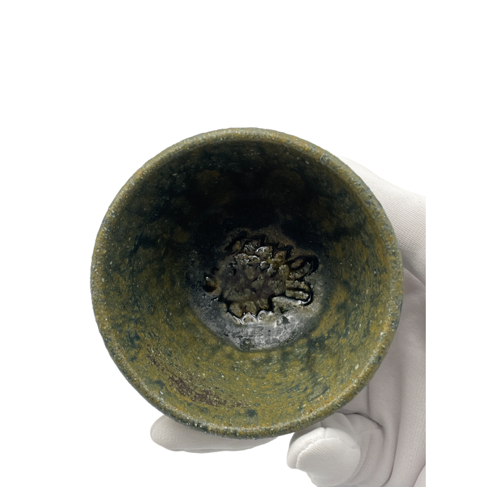 加藤 庄 魚紋 ぐい呑み 中古 4