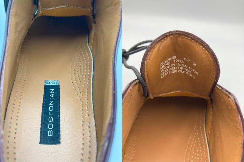 BOSTONIAN LUXE ボストニアン ストレートチップ 外羽根 レザーシューズ 中古 4