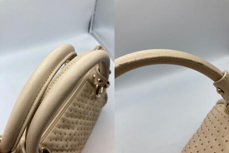 BALLY バリー スタッズ×レザー ハンドバッグ 中古 4