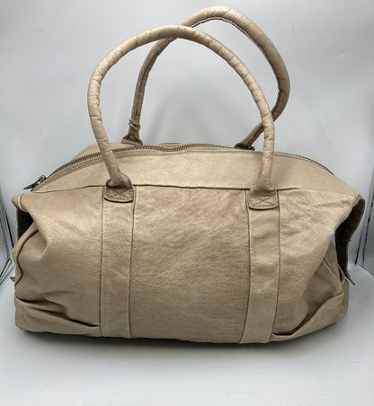 REN レン ピッグスキン 2WAY ボストンバッグ BG-121 ベージュグレイ メンズ 中古 4