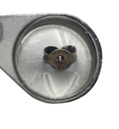 K9 紫石 ピアス 375 アクセサリー 両耳 ジュエリー レディース 中古 W４
