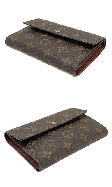 LOUIS VUITTON ルイヴィトン モノグラム ポルトトレゾール エテュイ シェキエ M61200 中古 送料無料 中古 1