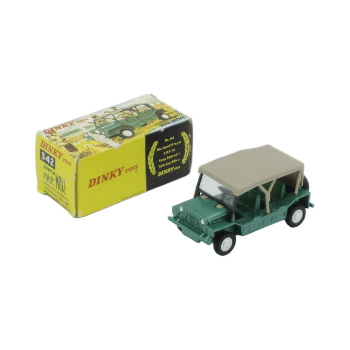 DINKY TOYS 342 mini-MOKE OPENING BONNET DEAILED ENGINE DETACHABLE HOOD 中古 1