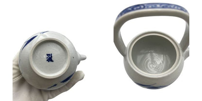雅大 染付花鳥文酒器揃 中古 4