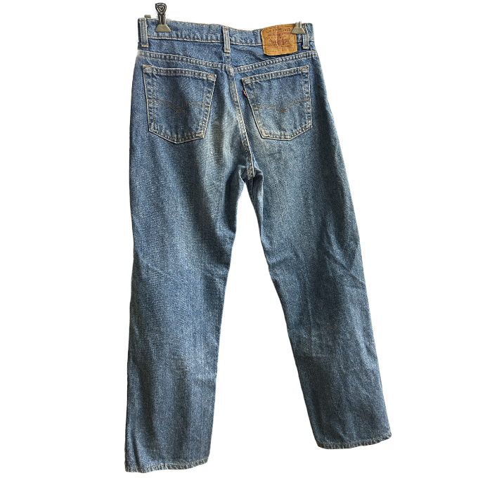 Levi's リーバイス ストレート デニム 510-0217 ジーンズ メンズ レディース ブルー W32 L34 中古 W4