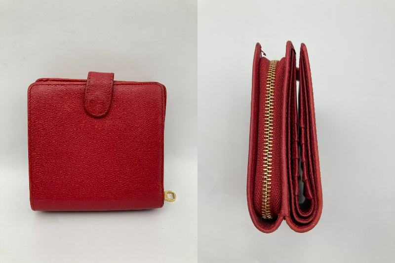 LOEWE ロエベ レザー  二つ折り財布 中古 4