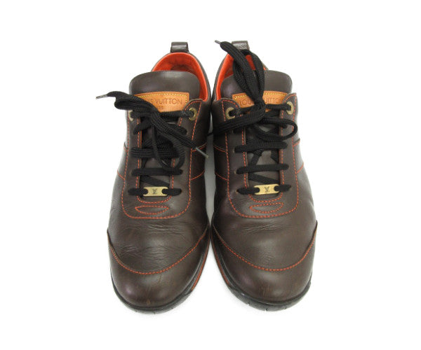 LOUIS VUITTON/ルイヴィトン ゴムソールレザースニーカー 約26.5cm 中古 1