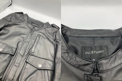 JILL STUART ジルスチュアート ラムレザー 羊革 ライダースジャケット 中古 4