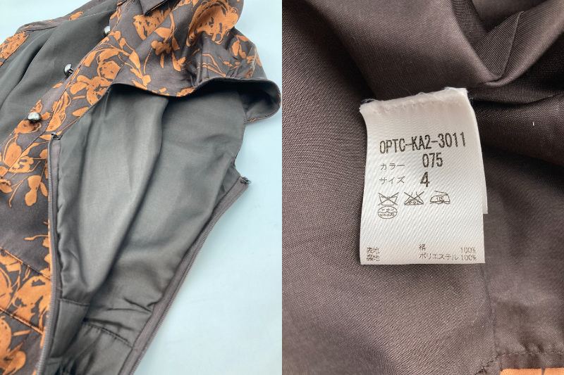 TOCCA トッカ 花柄 シルクワンピース 中古 4